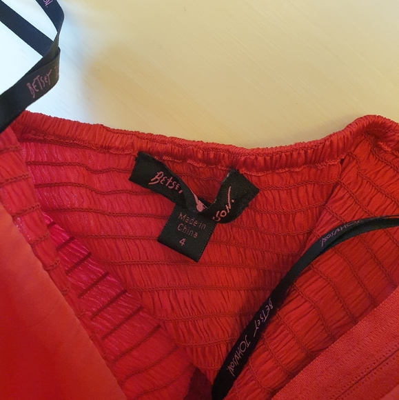 Betsey Johnson Vintage Strapless Dress 4 - Picture 5 of 8